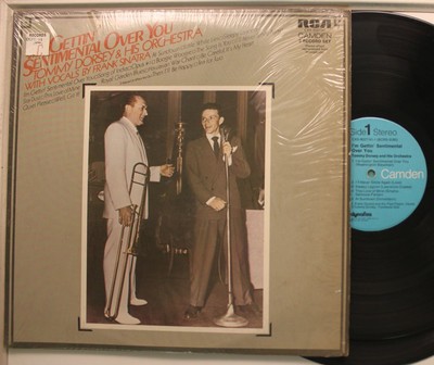 Tommy Dorsey & Frank Sinatra 2-Disc Lp Gettin' Sentimental Over You- Vg++ Shrink