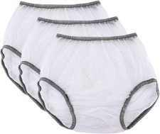 3Adult Waterproof Pull-On Incontinence Pants L Reusable Leakproof Over Diapers