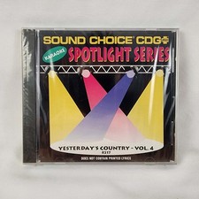 Sound Choice 8217 Yesterday's Country Vol 4 CDG Karaoke CD New Sealed