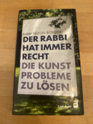 Carl-Auer Der Rabbi hat immer recht   Rabbiner Nilton Bonder Sachbuch Deutsch