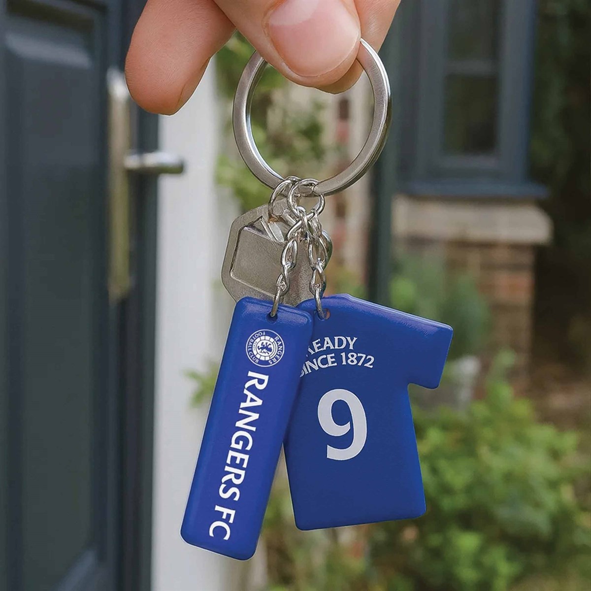 Rangers FC 2 Icon Keyring, Keyrings, Sports, Gift