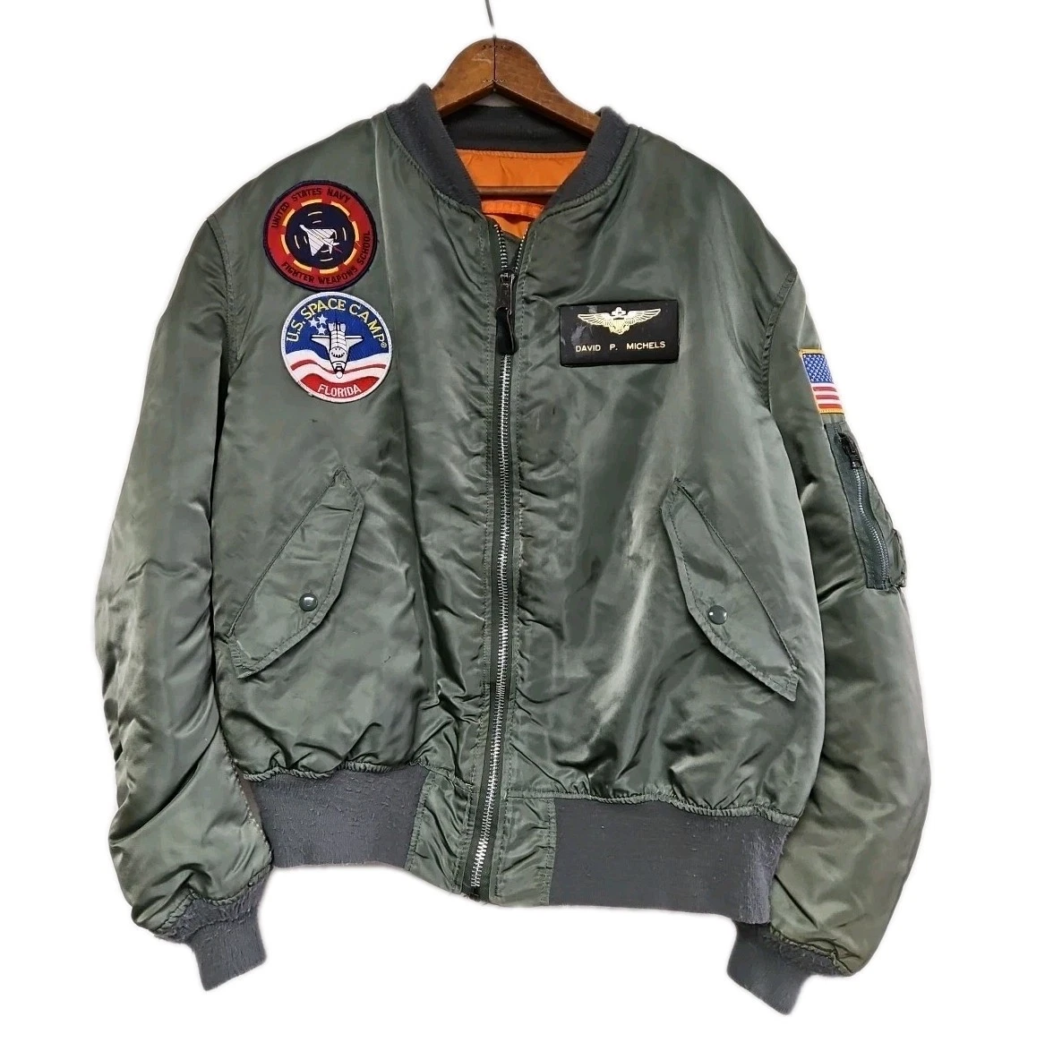 Vintage Ma1 Jacket in Men's Vintage Coats & Jackets for sale | eBay UK