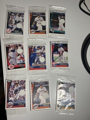 (9) Sealed 2002 Topps Post Cereal Baseball Cards PIAZZA PEDRO THOME VLAD BERNIE