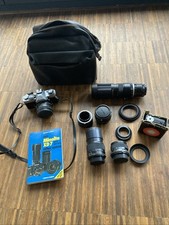 Minolta XD7 analog mit 4 Objektive, Telekonve...