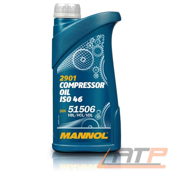 Mannol 1 L Compressor OIL ISO 46 VG VDL Kompressor ÖL Kompressoren KompressorÖL-image