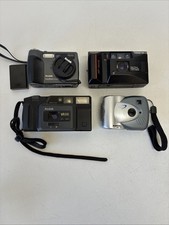 Lot of 4 Vintage & Digital Cameras – Untested – Kodak, Bell + Howell, Rikenon