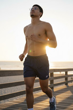 Nike NWT Rare Sportswear Club Woven Track Shorts Nylon Navy Blue Large