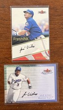 2000 Fleer Mystique Fresh Ink + Autographics Jose Vidro Auto Montreal Expos