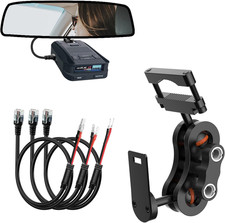 Radar Detector Mount,Rearview Mirror Rod Radar Mounting Bracket Rearview Mirror