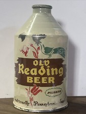 old reading beer can Crowntainer Come top