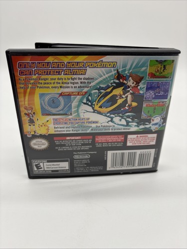 Pokémon Ranger Guardian Signs Nintendo DS Case Manual Artwork ONLY - NO Game - Picture 5 of 7