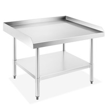 OPEN BOX - Stainless Steel 36"x30" NSF Restaurant Equipment Stand Grill Table