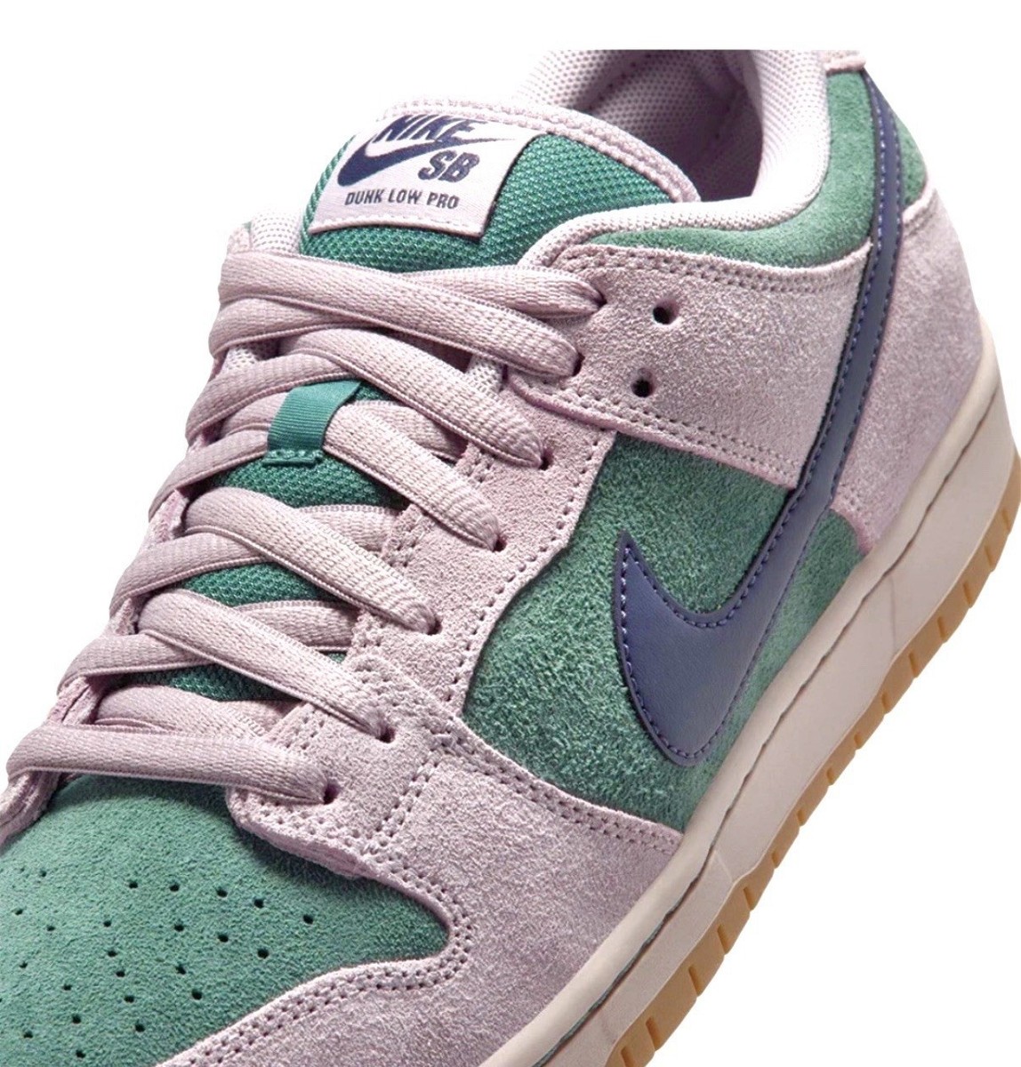 Nike SB Dunk Low Pro QS Slate Mineral Pink Green Size 8.5 Mens