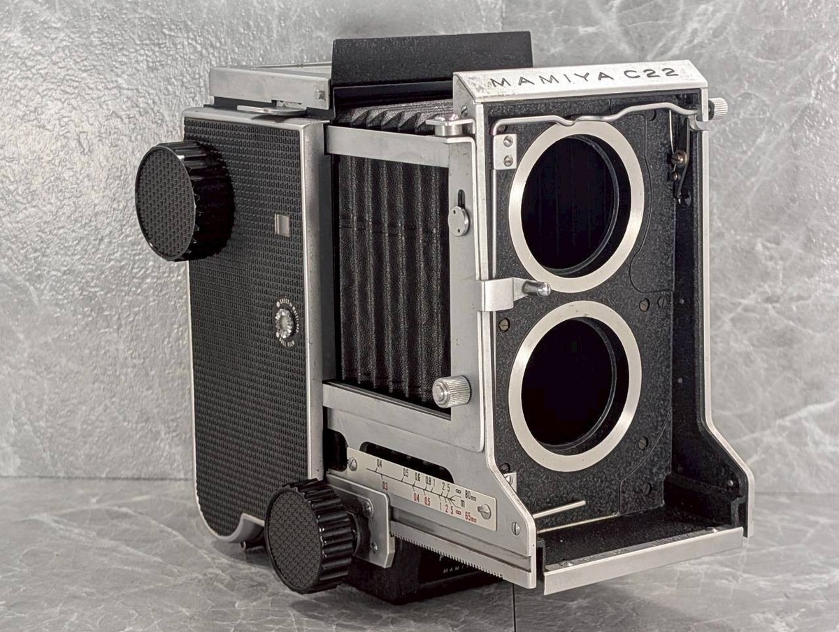 Exc+5] Mamiya C22 Professional TLR 6x6 Film Camera Body Porroflex