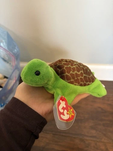 Ty Beanie Baby Speedy the Turtle 6.5-inch Vintage Plush Toy