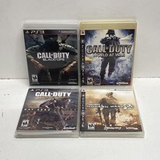 Call of Duty Black Ops Modern Warfare 2 4 PS3 Game Lot CIB Activision