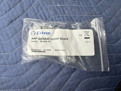 Extron AAP (2)USBAF-USBBF BLACKPart No.70-382-11