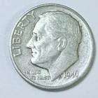 1946 P ROOSEVELT SILVER DIME - 90% SILVER - CIRCULATED COIN #5066