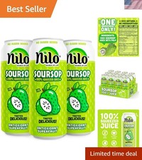 Soursop Fruit Juice 12 x 10.8oz Fresh Pressed, Gluten Free, No Sweeteners