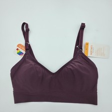 Warners Easy Does It T-Shirt Bra Womens S Purple Wireless Lift Seamless NWT