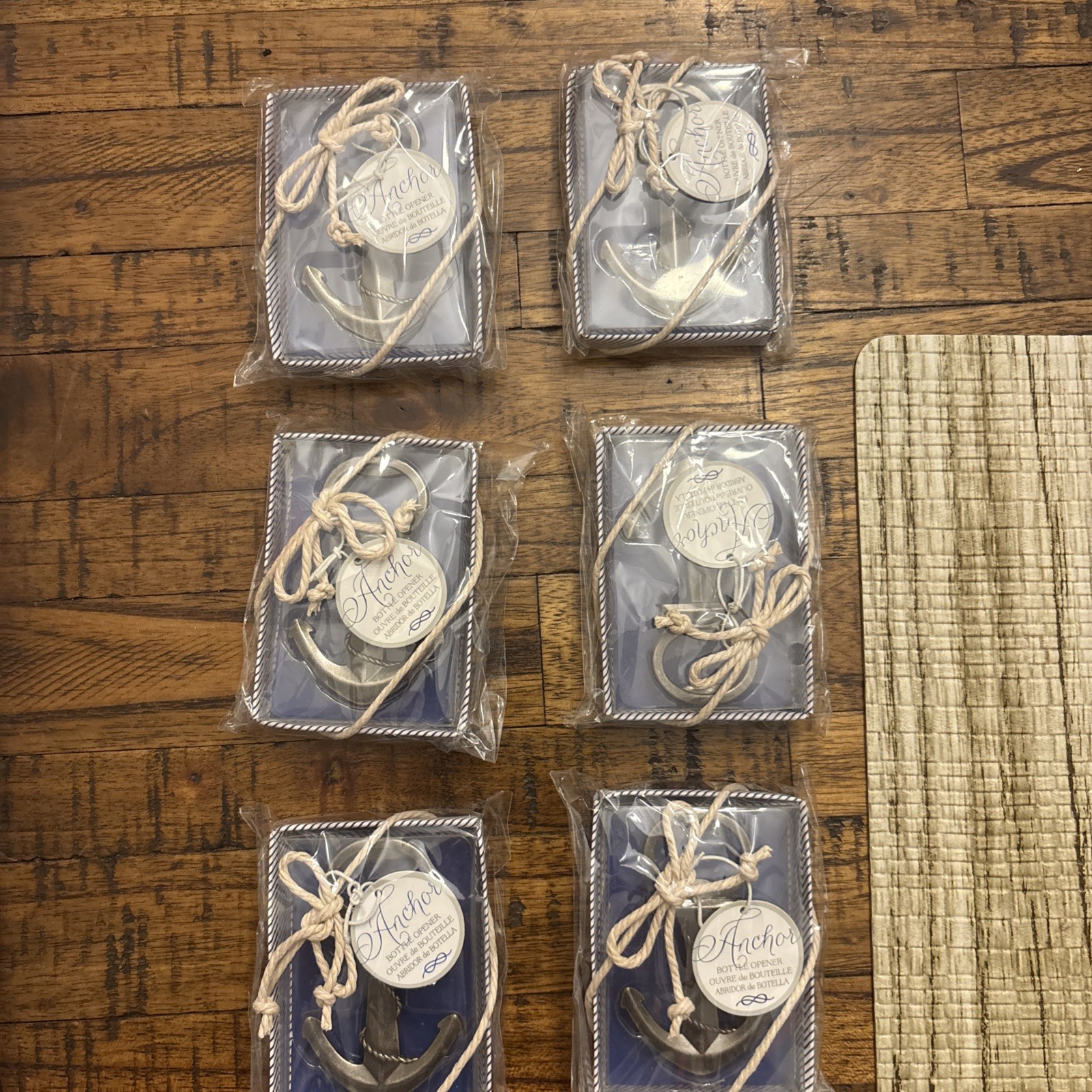 Anchor bottle Openers (great For Gifts)set Of 6
