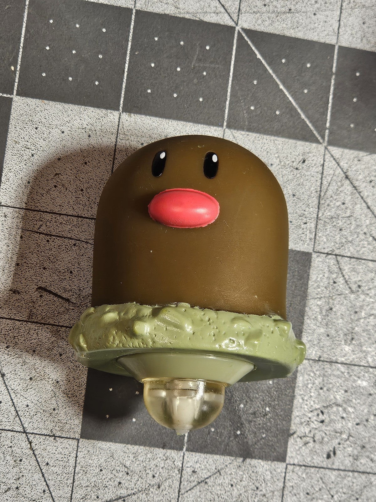 Vintage 1999 Pokemon Diglett Burger King TOP SPINNER Action Figure Toy Nintendo