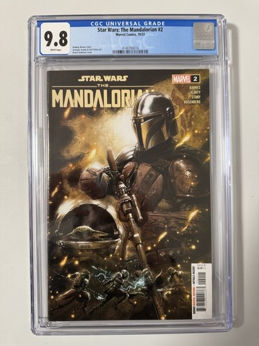 Star Wars The Mandalorian #2 CGC 9.8 1st Full App Grogu Baby Yoda Marvel 2022