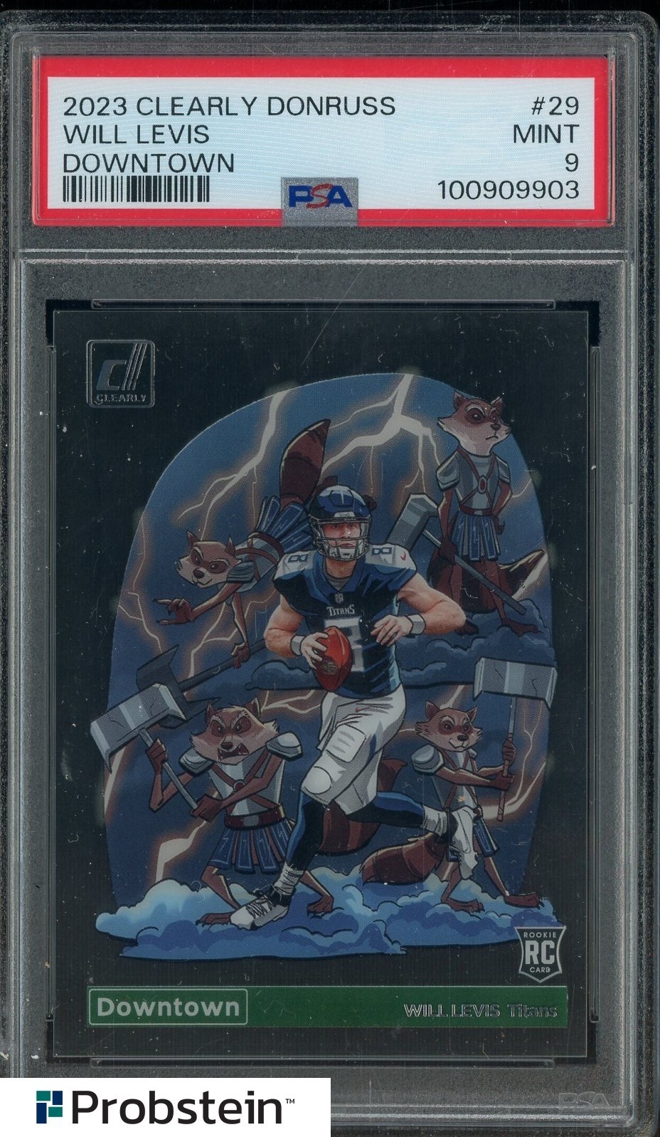 Will Levis Panini Clearly Donruss Downtown #29 Base