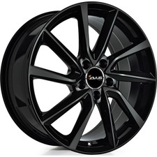 AVUS AC-518 15" 6J 4x108 ET 38 63.4 BLACK Alloy Wheels