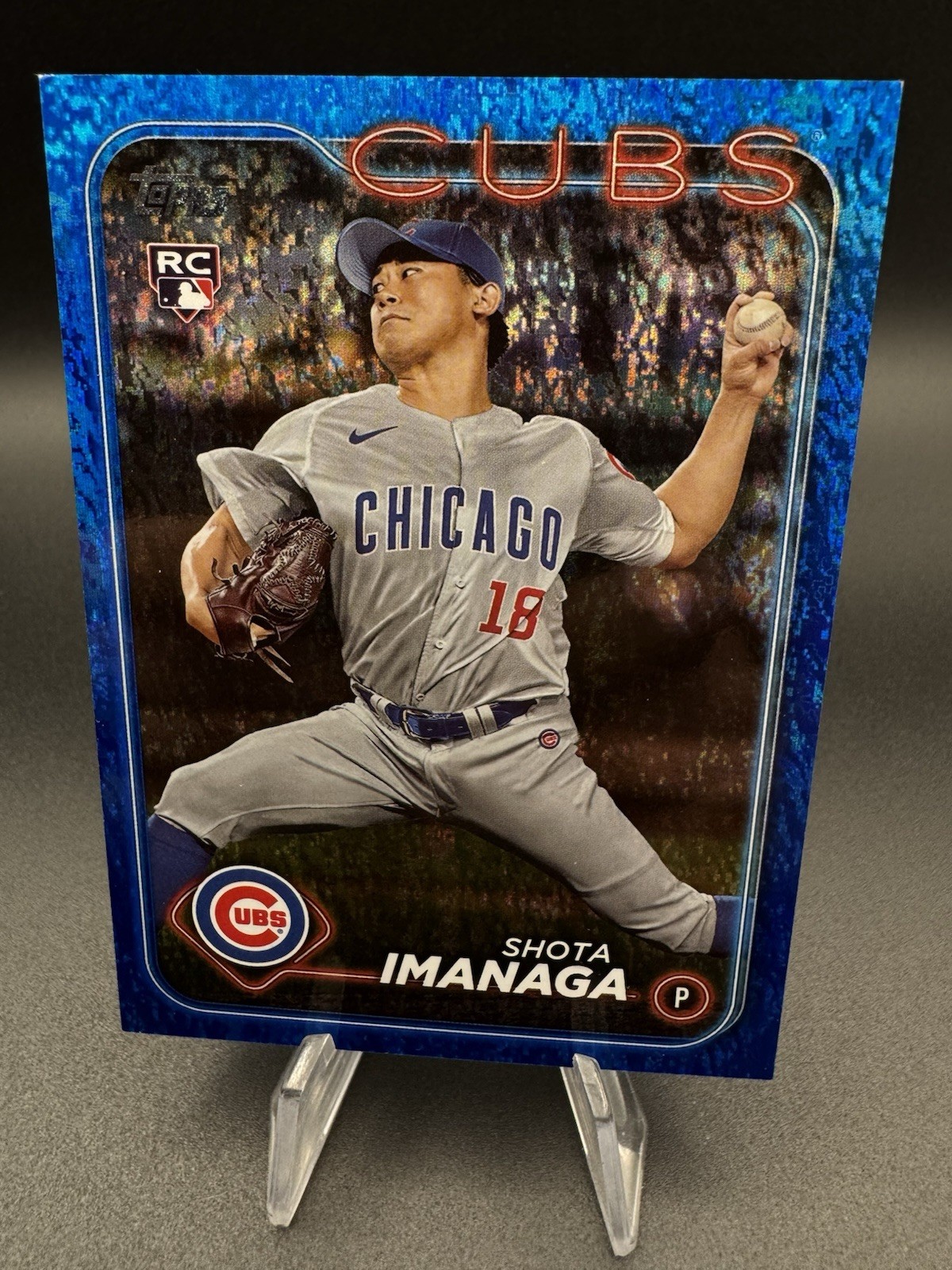 Shota Imanaga 2024 Topps Series 2 #442 Blue Foil /999 Rookie RC Chicago Cubs