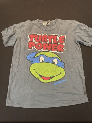 #ad Teenage Mutant Ninja Turtles Tmnt Turtle Power Official Mens T Shirt Leonardo $10.99