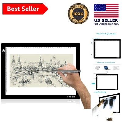 L4S A4 USB Light Pad - Lightweight, Portable Tracing and Art Pad for Any Project