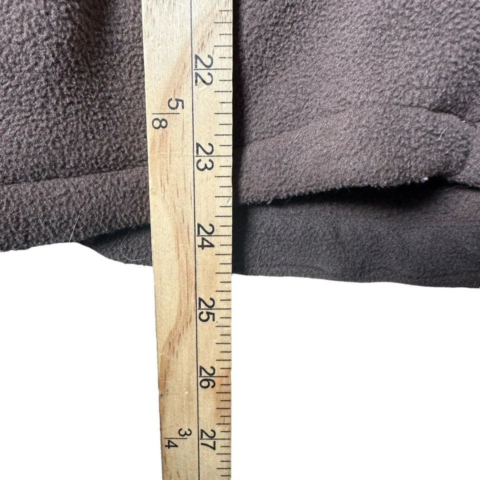 Timberland Niños Chaqueta de Vellón Marrón Bolsillos con Cremallera Completa Exterior Informal Foto 3 de 4