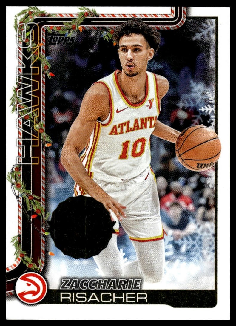 Zaccharie Risacher 2025-26 Topps Holiday #H49