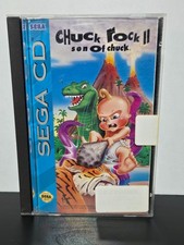 Chuck Rock ll Son of Chuck Sega CD Comes w/ Manual, Reg Card & Game