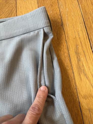 Haggar Shorts Mens 44 Gray Golf Performance Series, Active, Elastic Waistband - Picture 3 of 12