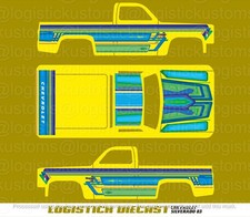 UNIVERSAL Water Slide Decals FOR HOT WHEELS '83 Chevy Silverado a1