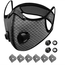 Half Face Cover Dust Mask Respirator Reusable Facepiece With Replacement Filters