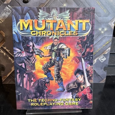 Mutant Chronicles Techno Fantasy Roleplaying Game RPG 1993 Vintage