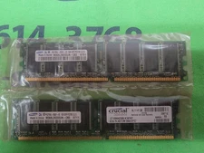 2GB (1GB x 2) DDR RAM VARIOUS BRANDS PC2700 333MHz DESKTOP MEMORY RAM