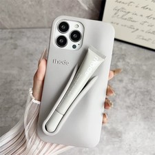 Rhode Peptide Lip-Tint Silicon Phone Case WITH Lipgloss Summer for Iphones 11-16