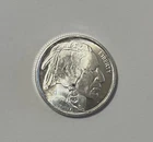 1/4 oz .999  Silver Buffalo Round~ with 6 full date buffalo nickels 1930 to 1937