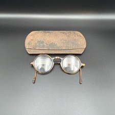 Rare Antique 1920s Round Tortoise Shell Eyeglasses