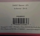 Sweet 16 Silver Letter Banner by My Mind's Eye NEW — photo 2