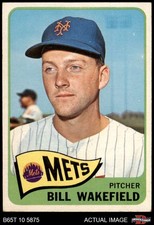 1965 Topps #167 Bill Wakefield Mets 4.5 - VG/EX+