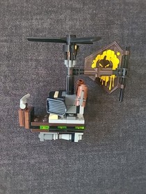 LEGO Batman Scarecrow Minifigure w Helicopter 70913 Fearful Face-off Incomplete