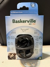 Baskerville Ultra Muzzle for Dogs, Size 3- Black