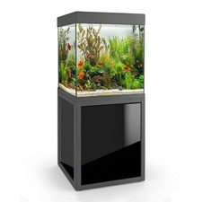 40 Gallon Fish Tank and Cabinet All-In-One Setup Sump Filtration Tempered Glass