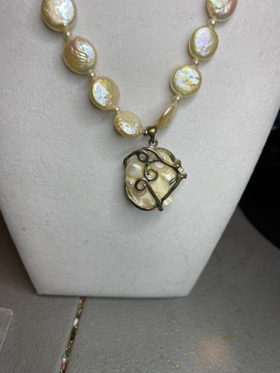 Exquisite Pearls Demi Parietal Real Pearls. Necklas By View 2