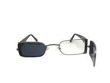 Monture Pour Lunettes De Vue Homme Clip Latéral Femme Vintage Années 90 Italie